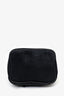 Fendi Black Pony Hair FF Logo Mini Vanity Bag