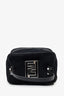 Fendi Black Pony Hair FF Logo Mini Vanity Bag