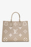 Louis Vuitton Bicolour Monogram Empreinte Leather OnTheGo MM