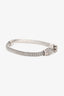 John Hardy Sterling Silver/18K White Gold Dragon Head Naga Bracelet