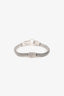John Hardy Sterling Silver/18K White Gold Dragon Head Naga Bracelet
