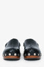 Christian Dior Black Leather Diorquake Clogs Size 37