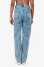 Y/Project Blue Denim Black Crystal Wash Detail Jeans Size 25