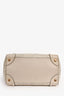 Celine Grey Leather Snakeskin Mini Luggage Bag