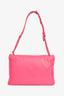 Salvatore Ferragamo Pink Leather Pillow Bow Bag On Chain