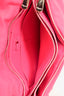 Salvatore Ferragamo Pink Leather Pillow Bow Bag On Chain