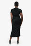 Khaite Black Jersey Cap Sleeve 'Yenza' Maxi Dress Size M