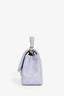Pre-Loved Chanel™ Lilac Rectangular Mini Top Handle Flap Bag with Chain Strap