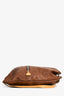 Salvatore Ferragamo Brown Leather Drawstring Sling Bag