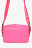Gucci Neon Pink Rubber-Effect Crossbody Bag