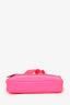 Gucci Neon Pink Rubber-Effect Crossbody Bag