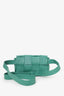 Bottega Veneta Green Leather Small Cassette Belt Bag
