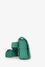 Bottega Veneta Green Leather Small Cassette Belt Bag