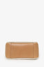 Saint Laurent Cream/Tan Leather/Canvas ‘LE 5 7 Small’ Shoulder Bag