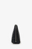 Saint Laurent Black Leather Quilted Cosmetic Pouch