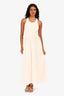 Xirena Peach Ribbed/Poplin Sleeveless Maxi Dress Size XS