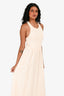 Xirena Peach Ribbed/Poplin Sleeveless Maxi Dress Size XS