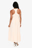 Xirena Peach Ribbed/Poplin Sleeveless Maxi Dress Size XS
