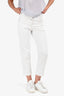 Rachel Comey White High Waisted Button Up Straight Leg Pants Size 0