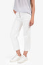 Rachel Comey White High Waisted Button Up Straight Leg Pants Size 0