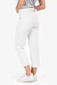 Rachel Comey White High Waisted Button Up Straight Leg Pants Size 0