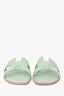Hermès Locust Vert Epsom Leather Oran Sandals Size 35
