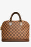 Louis Vuitton 2003 Ebene Damier MM Alma Top Handle Bag