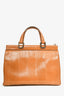 Gucci Brown Grained Leather Interlocking G Horsebit Zumi Medium Tote with Strap