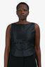 Burberry London Black Silk Sleeveless Top Size 10