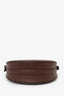 Polène Dark Brown Leather Numero Dix Sandalwood Shoulder Bag