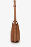 Polène Brown Leather Numero Dix Sandalwood Shoulder Bag