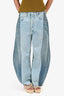 Citizens of Humanity Blue Denim 2 Tone Wide Ballon Legged Jeans Size 28