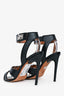 Givenchy Black Leather Strappy Heels Size 38