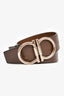 Salvatore Ferragamo Brown Leather Belt