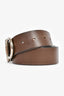 Salvatore Ferragamo Brown Leather Belt