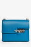 Hermès 2019 Blue Leather Mini 'Verrou Chaîne 17' Crossbody