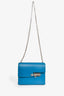 Hermès 2019 Blue Leather Mini 'Verrou Chaîne 17' Crossbody