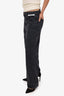 Kimhekim Black Denim Straight Leg Jeans Size 27