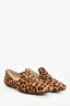 Jimmy Choo Leopard Print Pony Hair Loafer Size 7.5