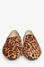 Jimmy Choo Leopard Print Pony Hair Loafer Size 7.5