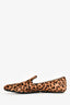 Jimmy Choo Leopard Print Pony Hair Loafer Size 7.5