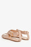 Chloe Nude Scalloped Buckle Sandals Size 37