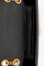Saint Laurent Black Quilted Fabric 'Jamie' Shoulder Bag