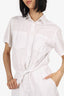 T By Alexander Wang White Button Down Romper Size 2
