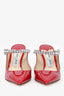 Jimmy Choo Red Patent Bing 100 Heels Size 38
