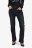 Rag & Bone Black Denim Flare Legged Pants Size 28