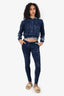 Cotton Citizen Blue Tie-Dye Print Hoodie With Pants Set Size X/XS