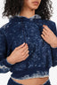 Cotton Citizen Blue Tie-Dye Print Hoodie With Pants Set Size X/XS