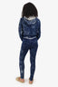 Cotton Citizen Blue Tie-Dye Print Hoodie With Pants Set Size X/XS