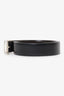 Loewe Black Lether 'LL' Buckle Belt Size 42 Mens